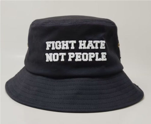Fight Hate Not People Bucket Hat